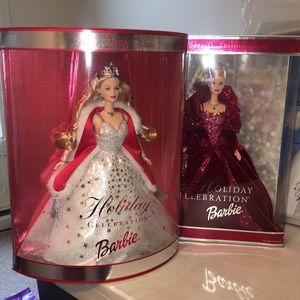 Never Been Opened or Used MIB 2000s Holiday Barbies